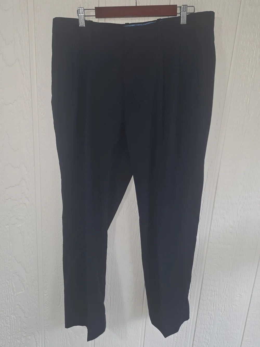 Axist Men's Navy Dress Pants - Slim Straight, Size 36 X 30